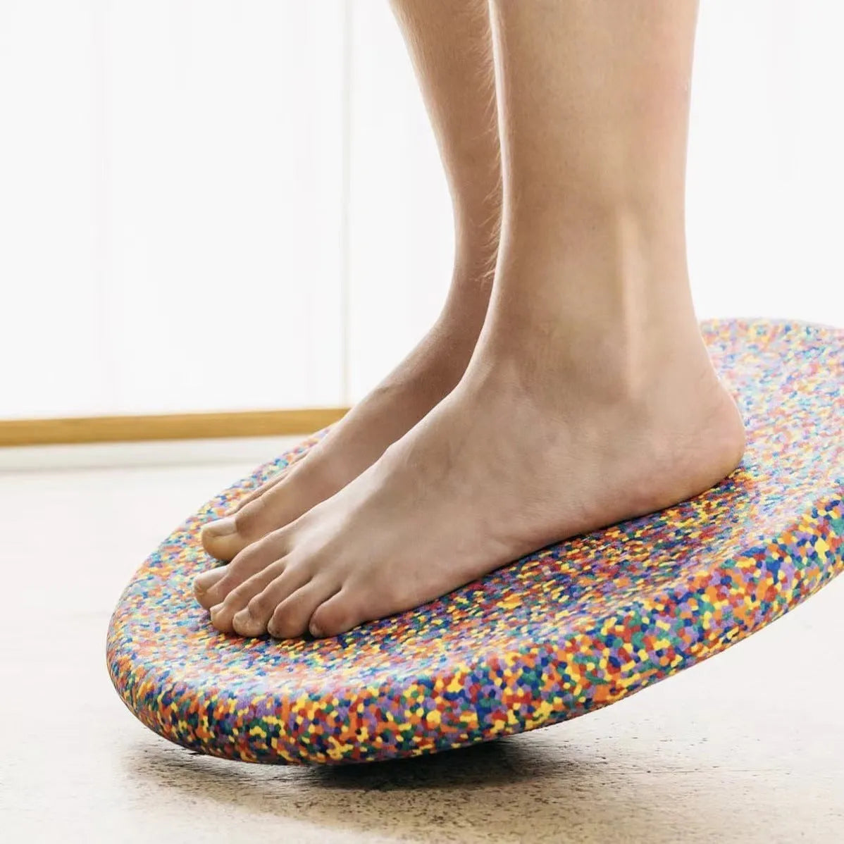 Plastic surf balance board for children ages 4-6 in mixed wood and black wood colour designs