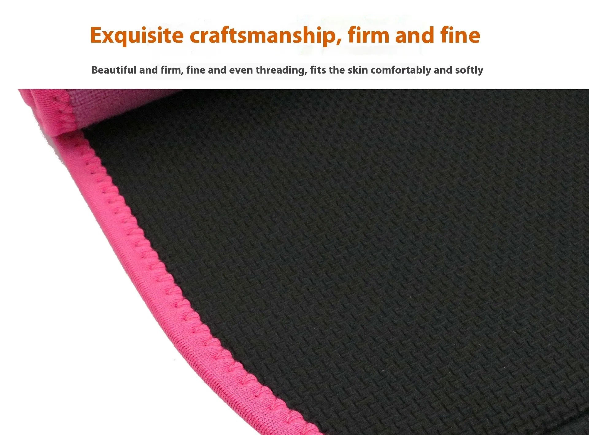 Neoprene lumbar support belt in black, blue or pink for fitness and running