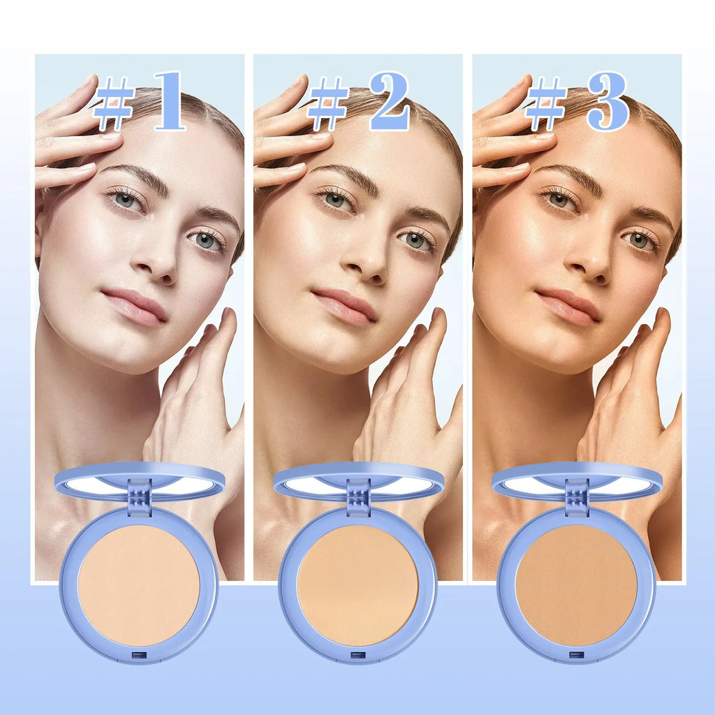 Natural finishing powder compact 8g in Natural Beige, Pure Beige and Classic Ivory shades