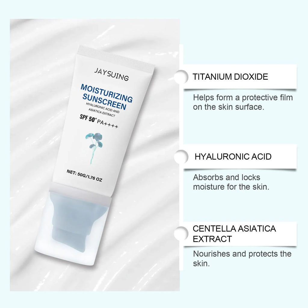 Home Portable Skincare Snow Grass Sunscreen 50g tube with centella extract and titanium dioxide