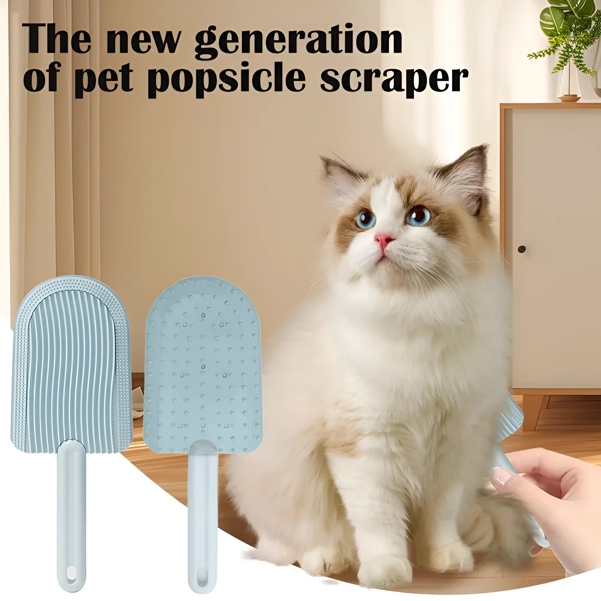 Soft silicone pet hair brush in green, foldable design for portable grooming