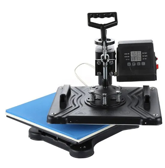 Black thermal transfer printing machine for T-shirts with 1250W motor power