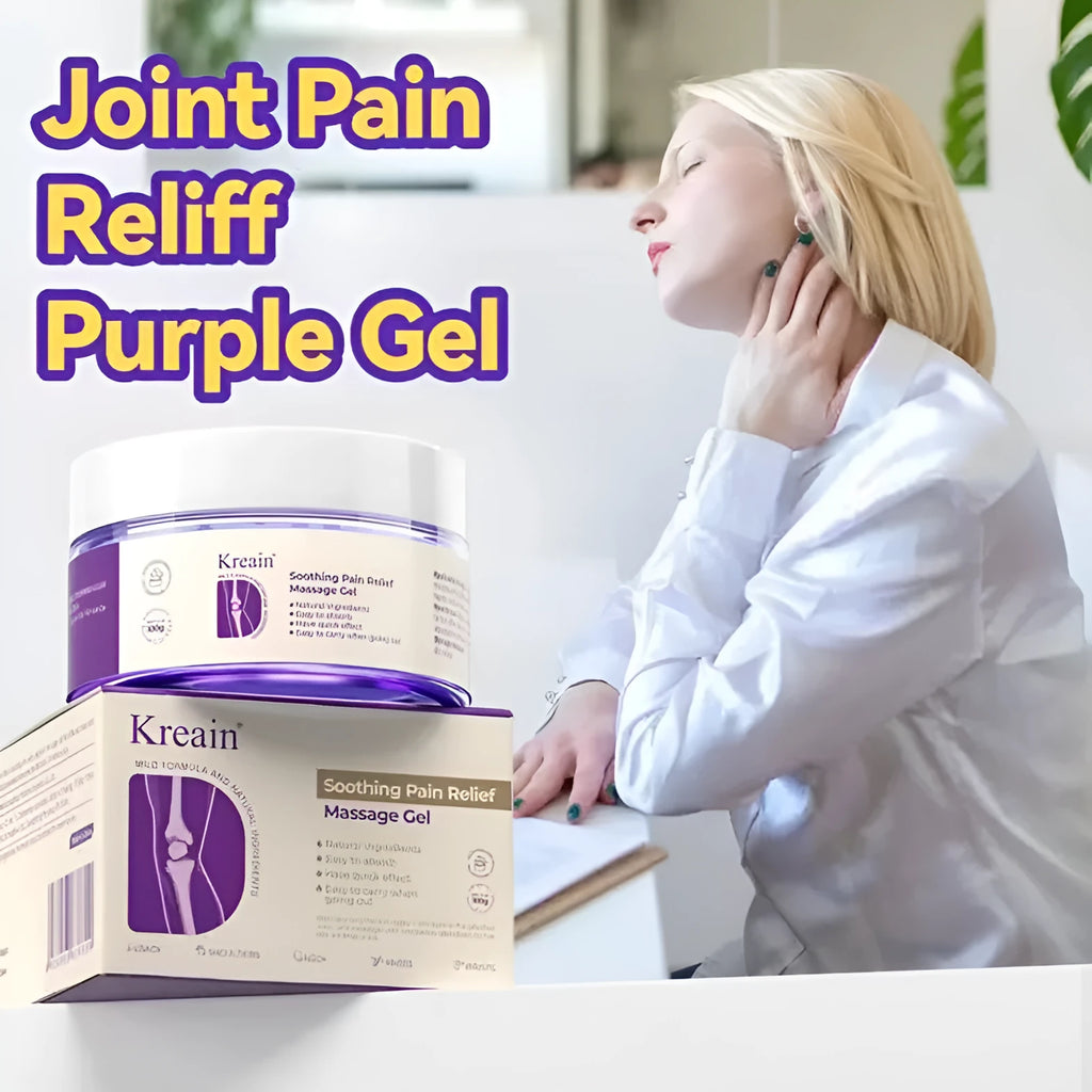 Joint Pain Care Gel 100g tube with cooling menthol formulation for topical muscle and joint application