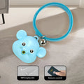 Rechargeable remote control cat infrared halter collar with adjustable collar in blue colour option