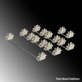 Keyboard shaft mechanical keyboard accessories kit with 4.3 inch screen and stabiliser components