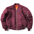 Men's loose fit pilot jacket in Army Green with cotton padding and double-sided wear-resistant nylon construction