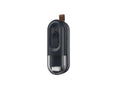 Multi-functional handheld portable battery-powered food bag sealer with sealing and cutting heads, black colour, on white background