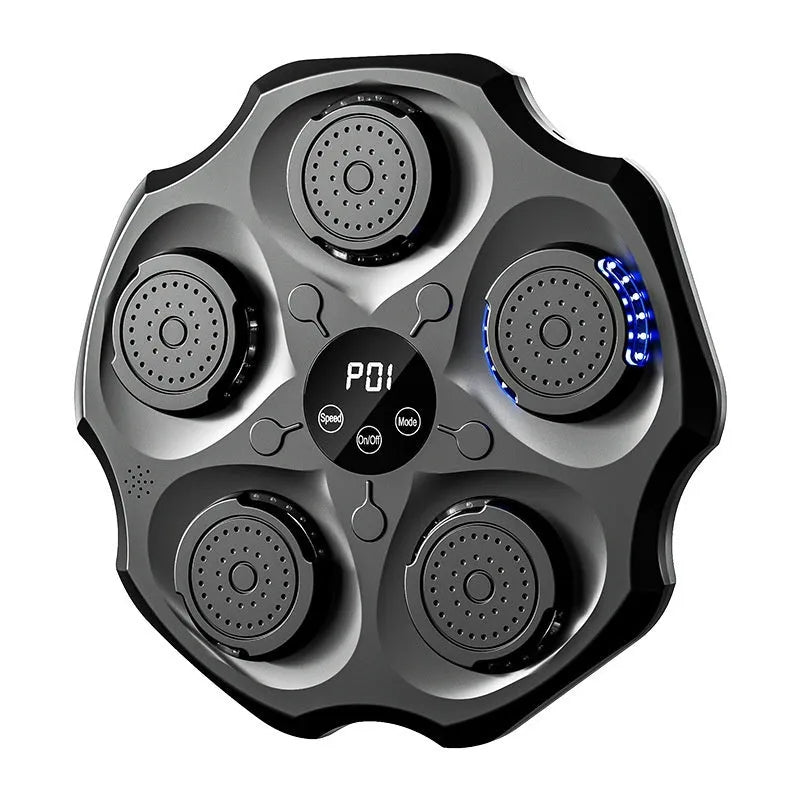 Hanging Bluetooth music boxing wall target with intelligent rhythm recognition in black colour