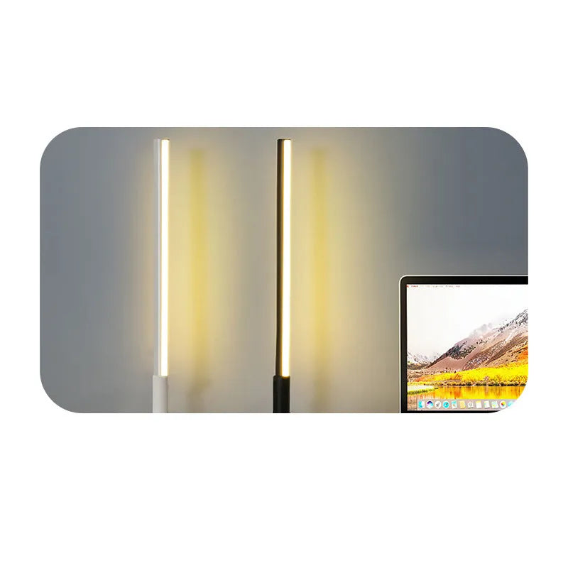 Black retro aluminium LED atmosphere lamp with 14cm diameter 48.5cm height