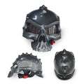 Skull helmet double-sided change design ABS material bright black matte black Honda gray red sizes M L XL