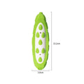 Meat-scented simulation dog toy for aggressive chewers, available in green and large size