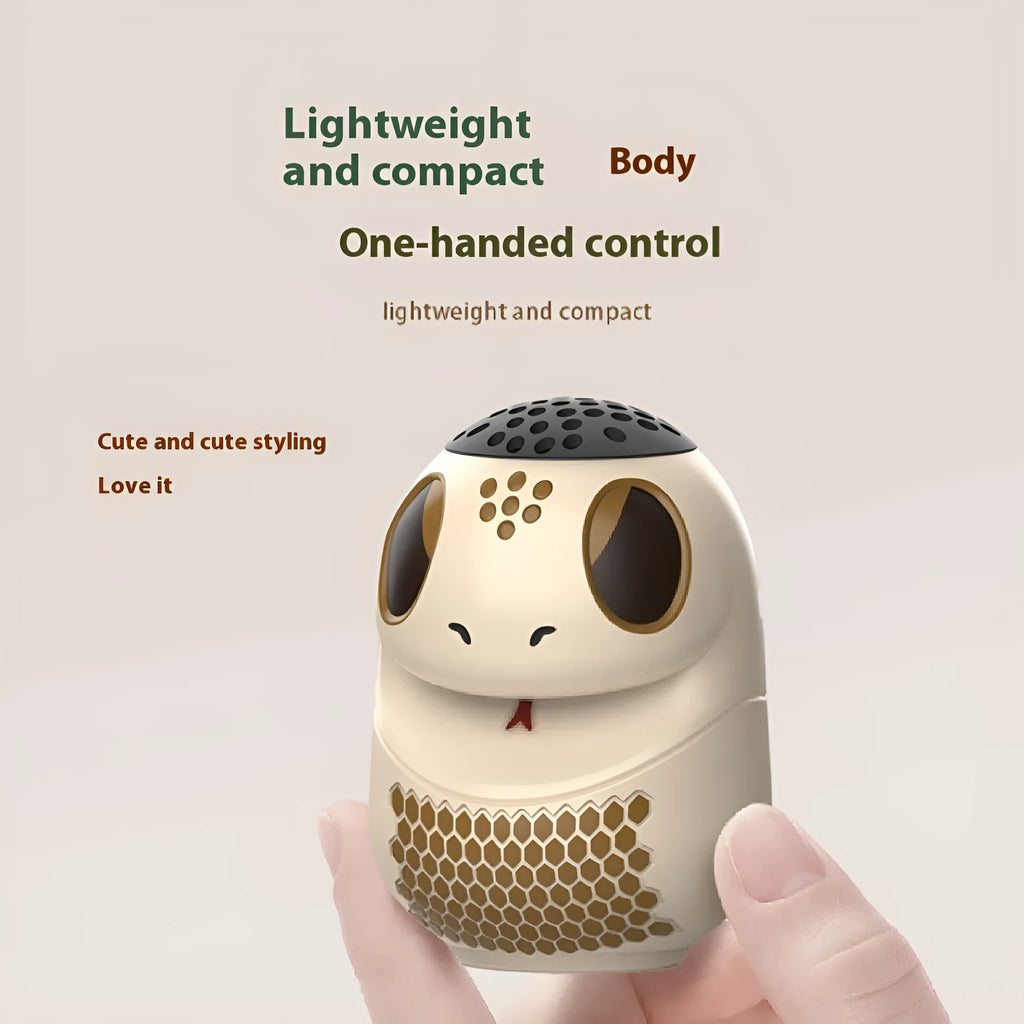Wireless small cartoon Bluetooth speaker TK900 White with waterproof and drop-resistant design for desktop outdoor portable use