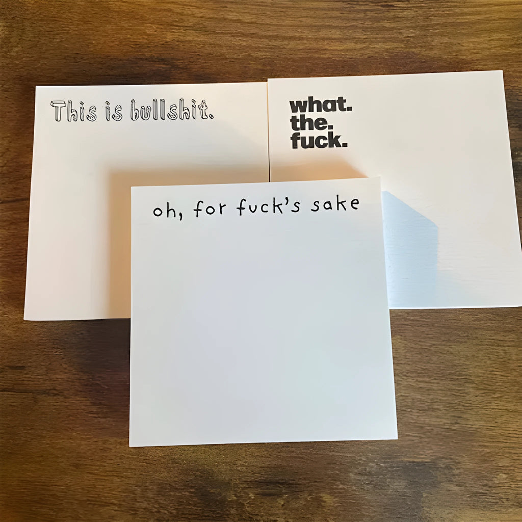 7.5cm square sticky notes with adhesive backing in multiple colour options