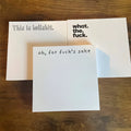 7.5cm square sticky notes with adhesive backing in multiple colour options