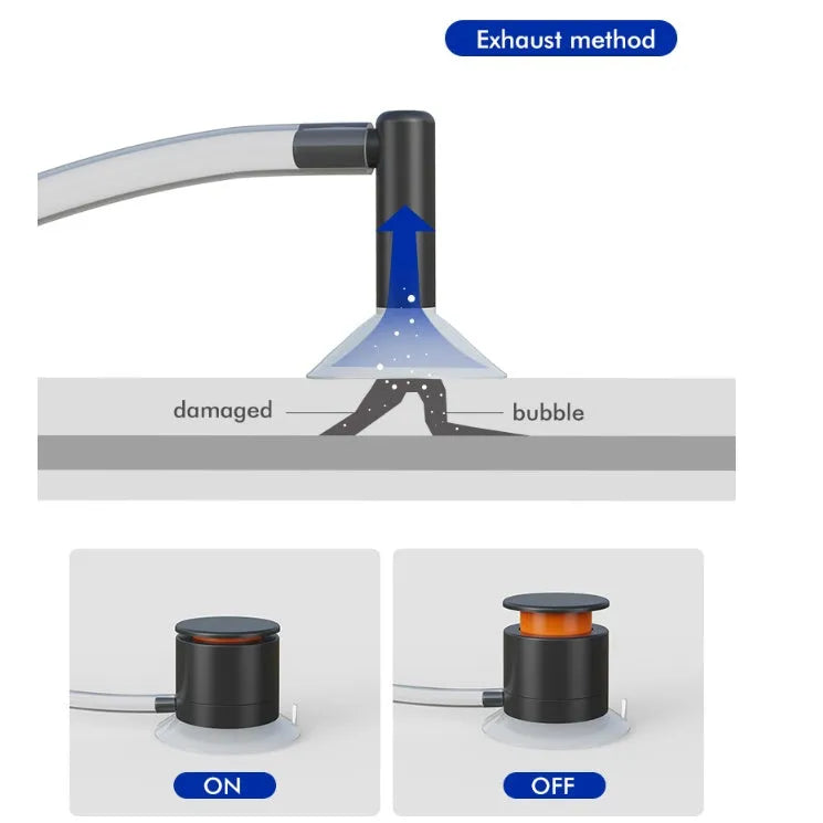Car windshield crack repair tool made of plastic for DIY windscreen chip fix