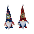 Two baby doll Rudolf cloth candy bag Christmas ornaments measuring 32 by 12 centimetres