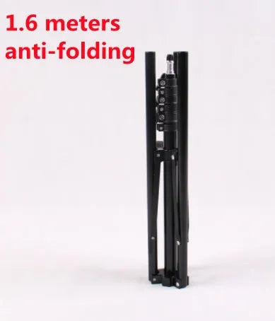 Dual colour temperature handheld LED photography light stick with 114 lamp beads, 200 lm, RGB modes, and 1/4 inch screw mount in use