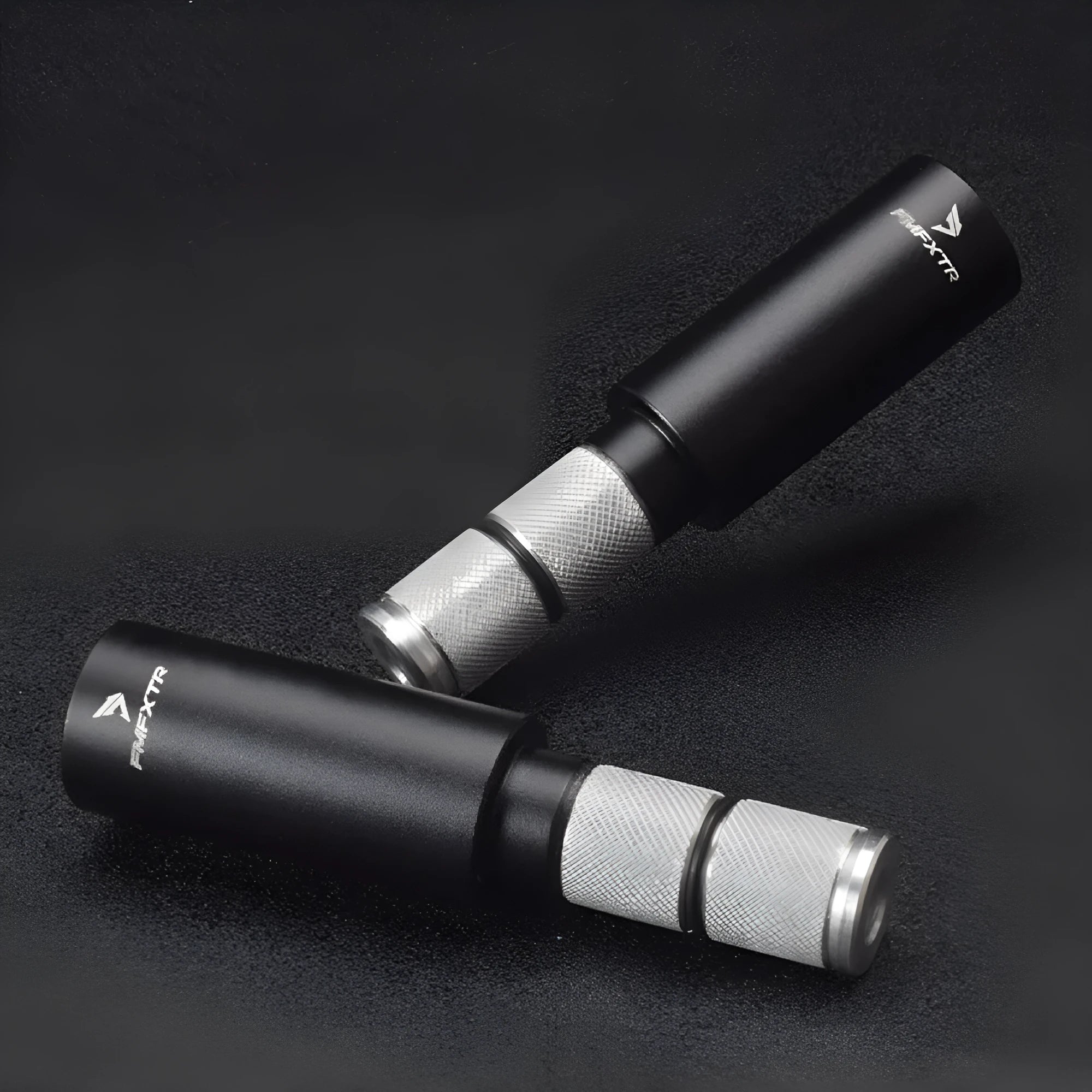 Pair of aluminium alloy bicycle handlebar extension rods with 15-20mm expansion range