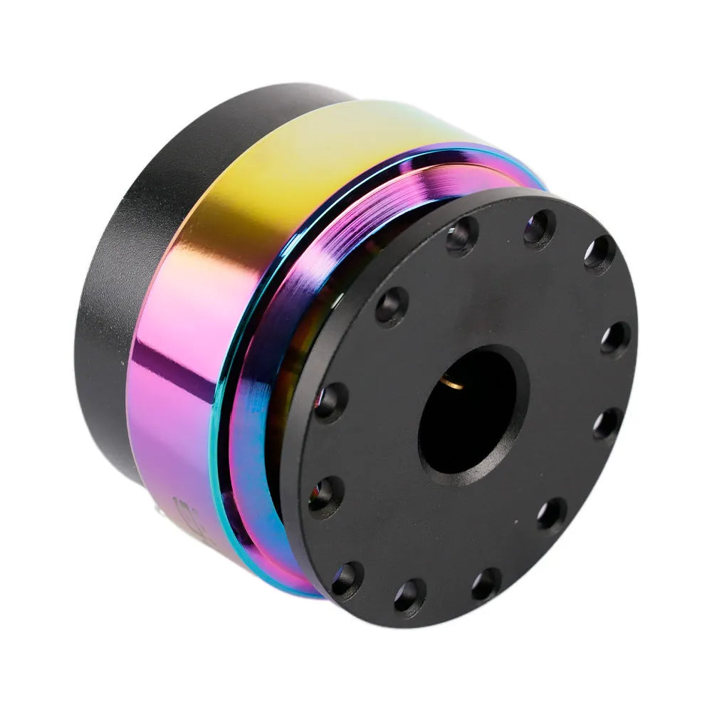 Colorful car modification quick release steering wheel device with lock and heightening insole connection base