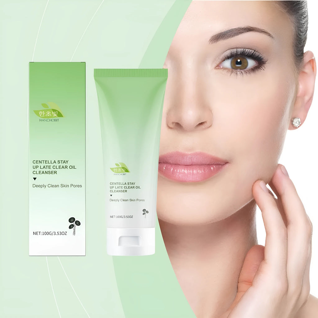 Centella Stay Up Late Clear Oil Cleanser 100g oil-based facial cleanser with Centella Asiatica for gentle daily use