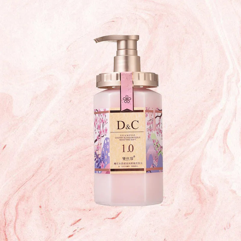 Sakura Cherry Blossom Shampoo, Conditioner and Shower Gel 500ml bottle set