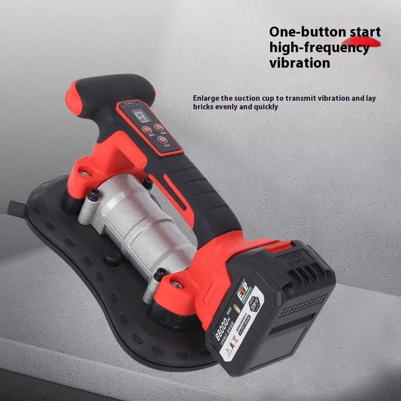 21V automatic tile laying machine with 200kg capacity and adjustable vibration for 30-200cm tiles