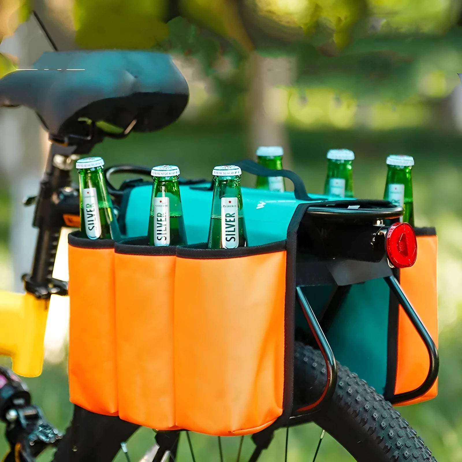Bicycle double-sided anti-scratch drink pack in black with 2 litre capacity