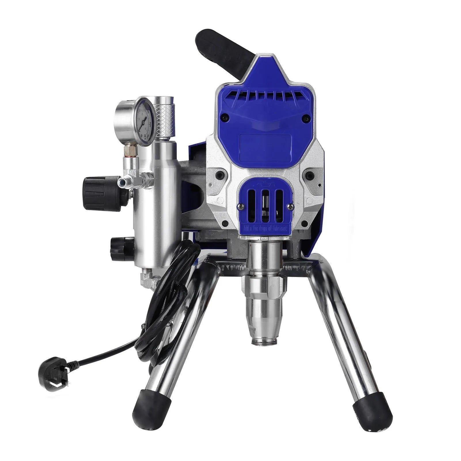 3901 airless spraying machine with spray gun, hose, extension rod and accessories for fireproof paint application