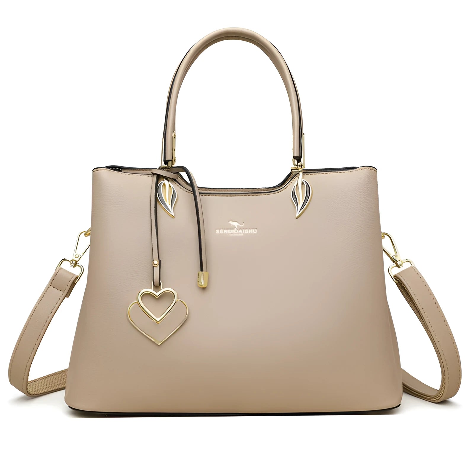 Women's messenger bag in PU material with multi-layer shoulder strap available in multiple colours