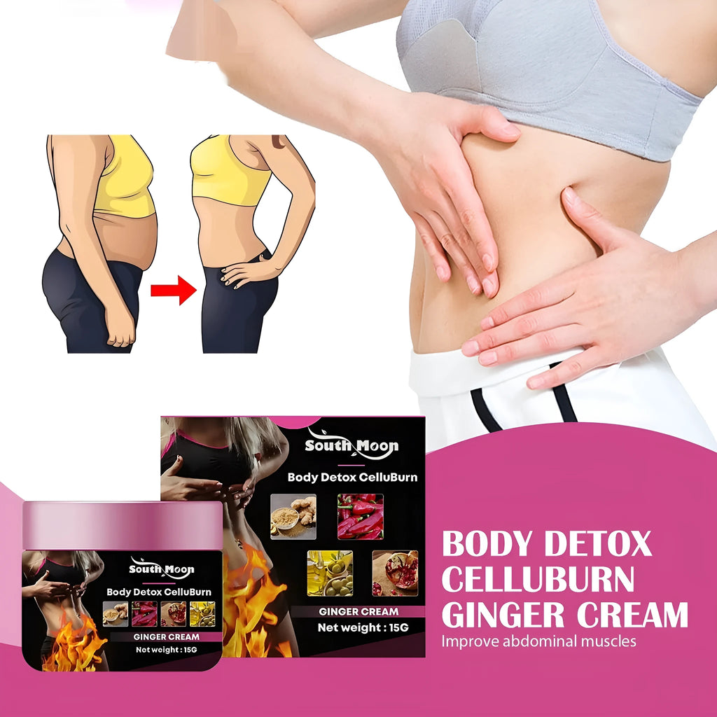 15g ginger thigh slimming cream with olive oil and hyaluronic acid formula