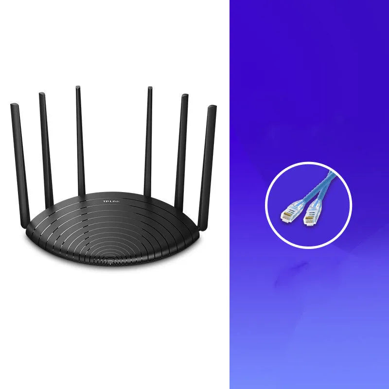 AC1900 Gigabit Dual-Band Wireless Router with easy display showing status information