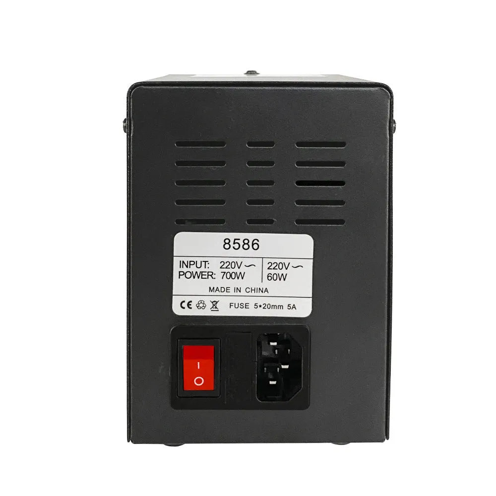 Digital temperature control hot air gun welding station 8586 model with 700W power for industrial maintenance