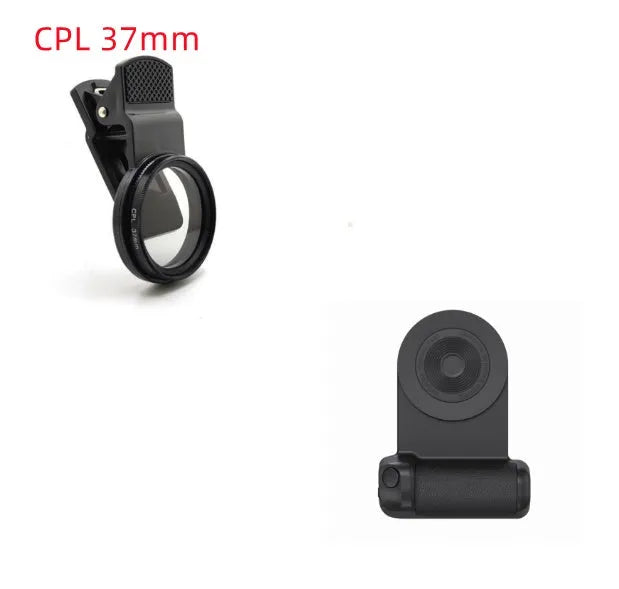 3-in-1 magnetic anti-shake phone holder camera bracket with ergonomic handle, rotatable axis, and compact 11.2cm size