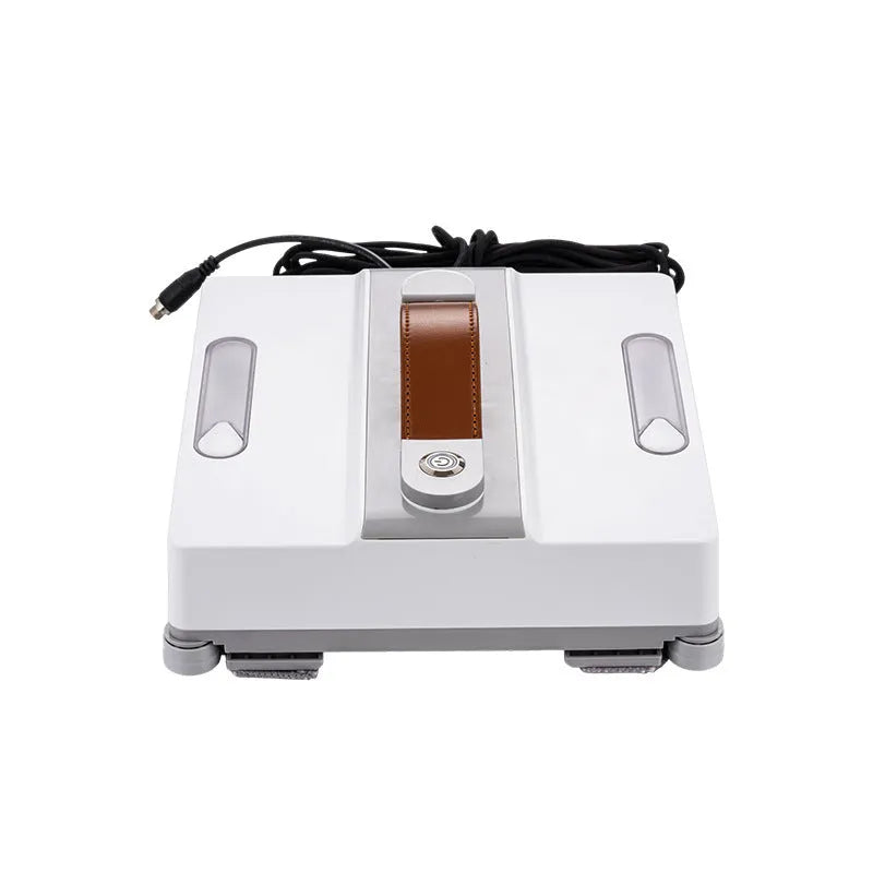 White intelligent window cleaning robot for high-rise automated cleaning