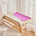 Wooden frame cat hanging bed with patterned removable cushion mounted on window