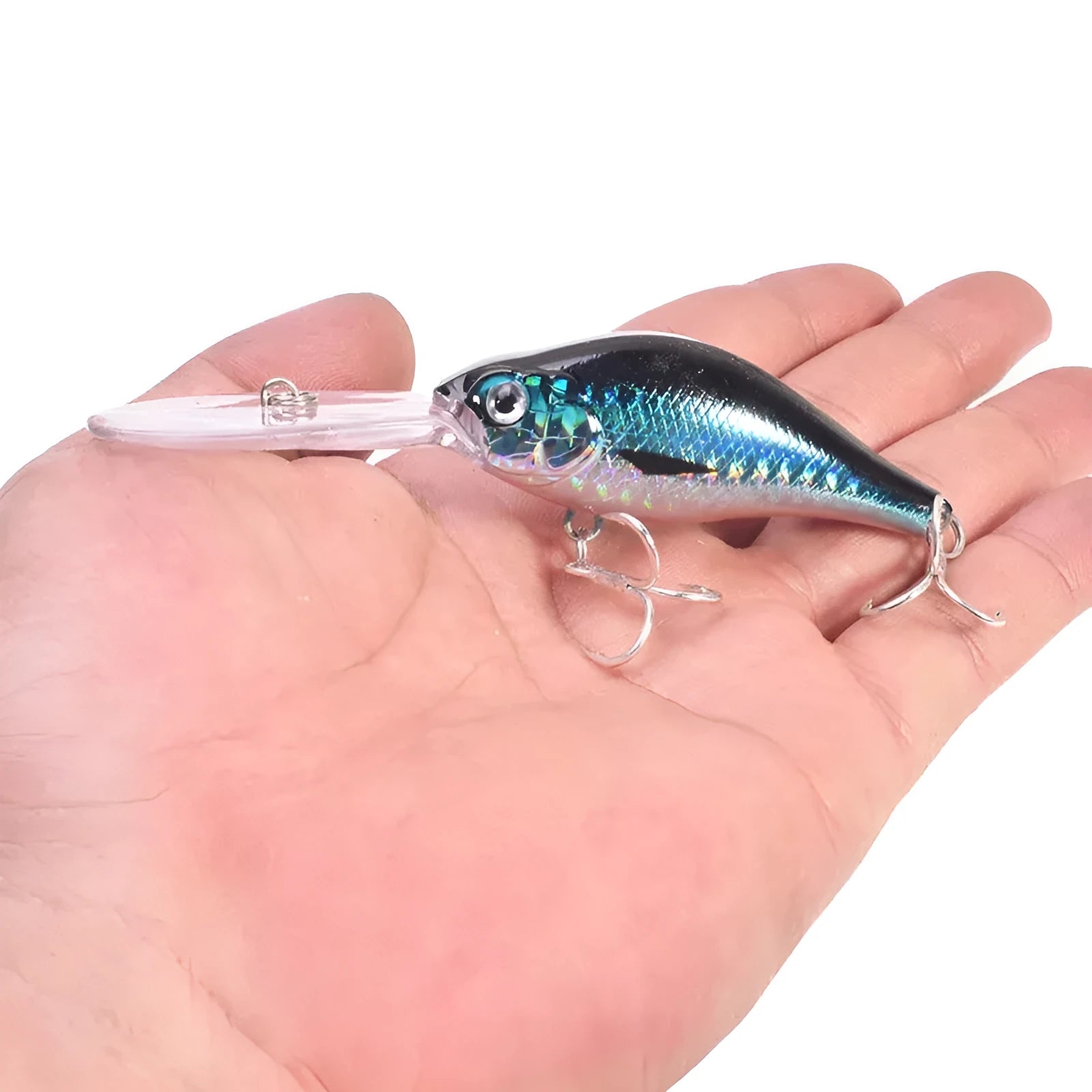 10.5cm deep diving Mino fishing lure with long tongue board, showing colour options.