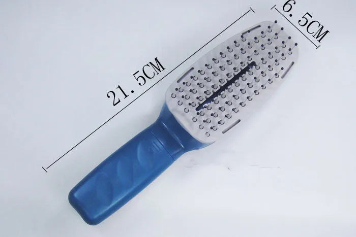 Pet comb with ion and ozone technology, 21.5cm length, 78 teeth, detachable brush head