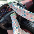 Printed UV protection ice sleeve gloves in floral and solid colour designs for arm sun protection