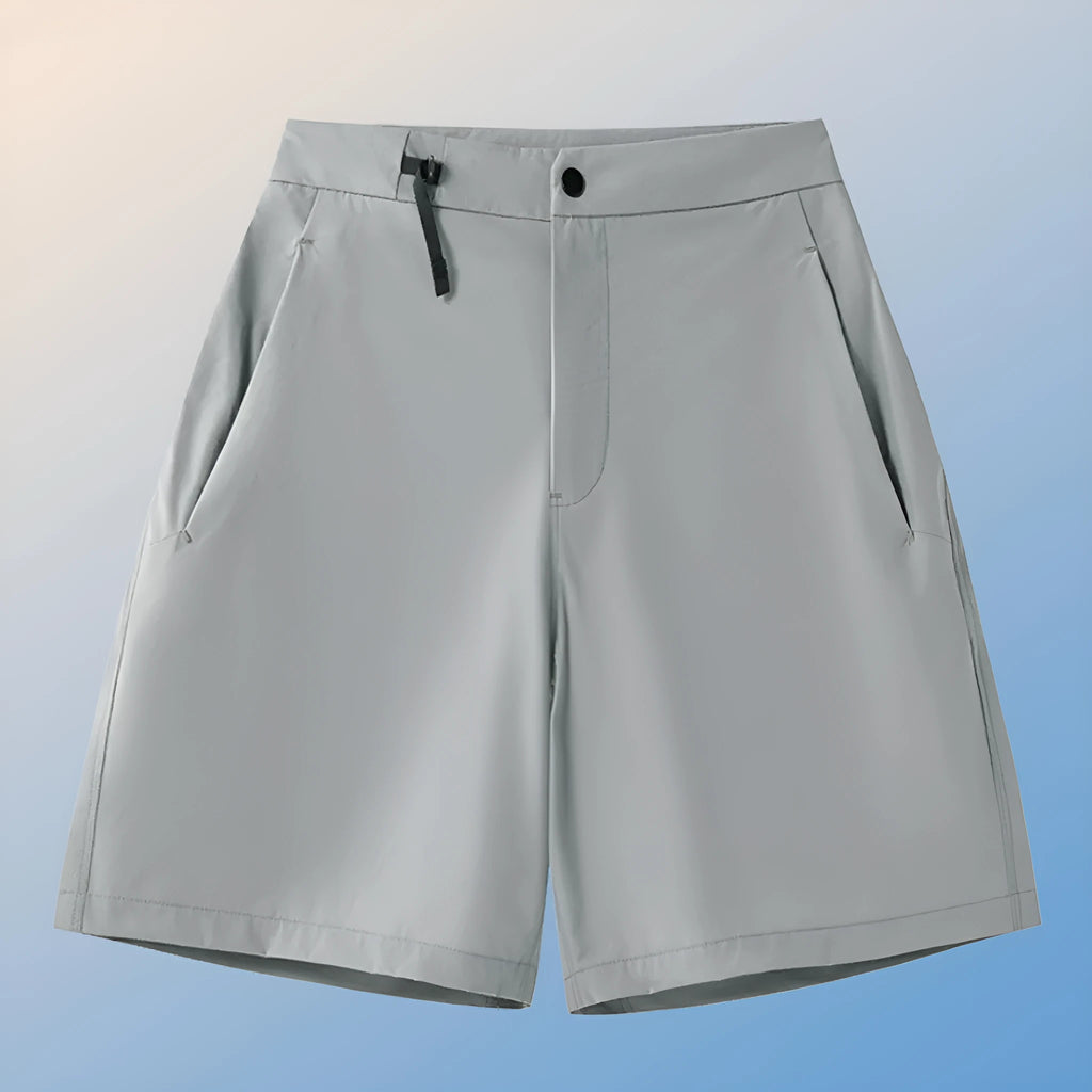 Men's quick-drying sports shorts with 3D cutting in Army Green colour