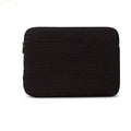 Black and white cotton cloth hand-held laptop bag with anti-seismic tablet protection