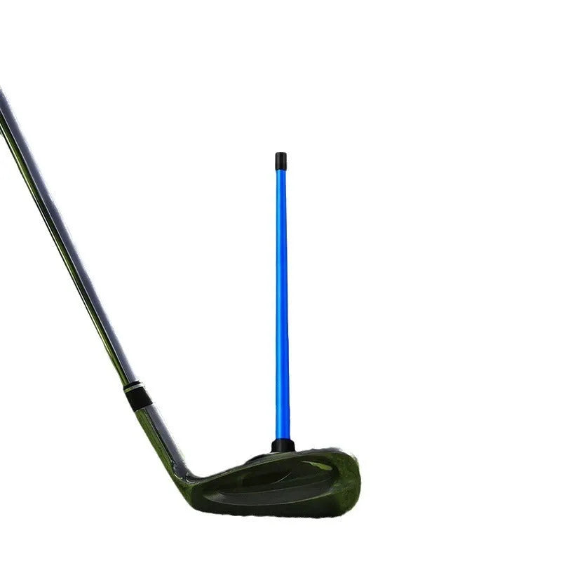 Aluminium alloy magnetic golf swing alignment trainer tool in blue or red colour