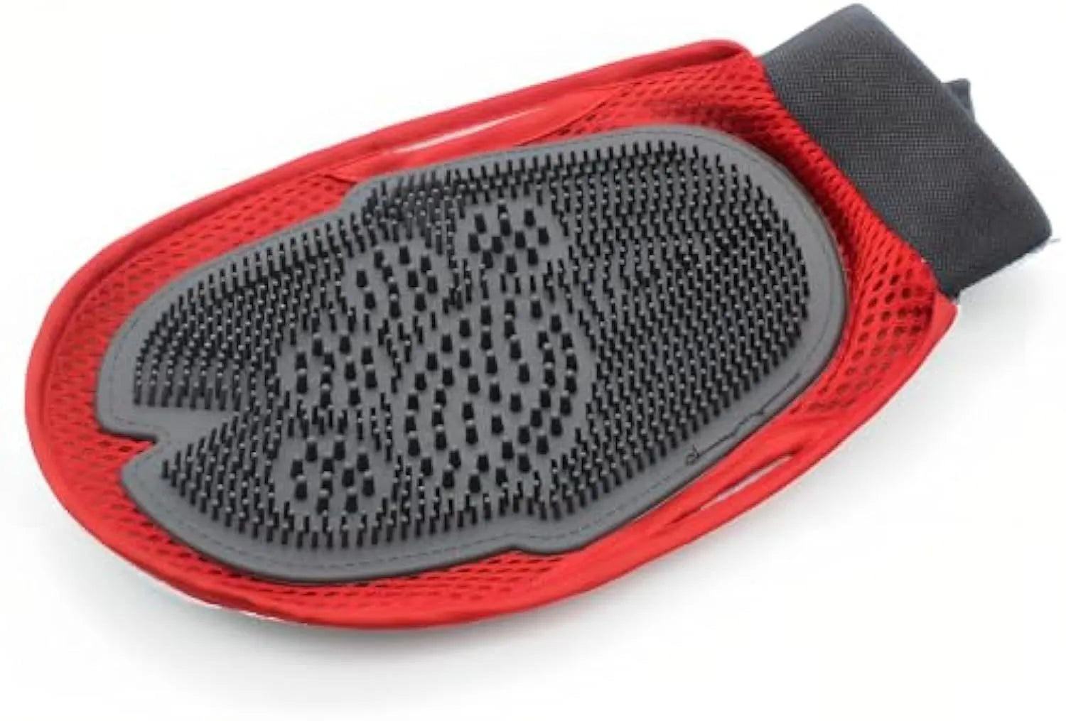 Pet bathing glove with integrated brush design for hair removal during washing