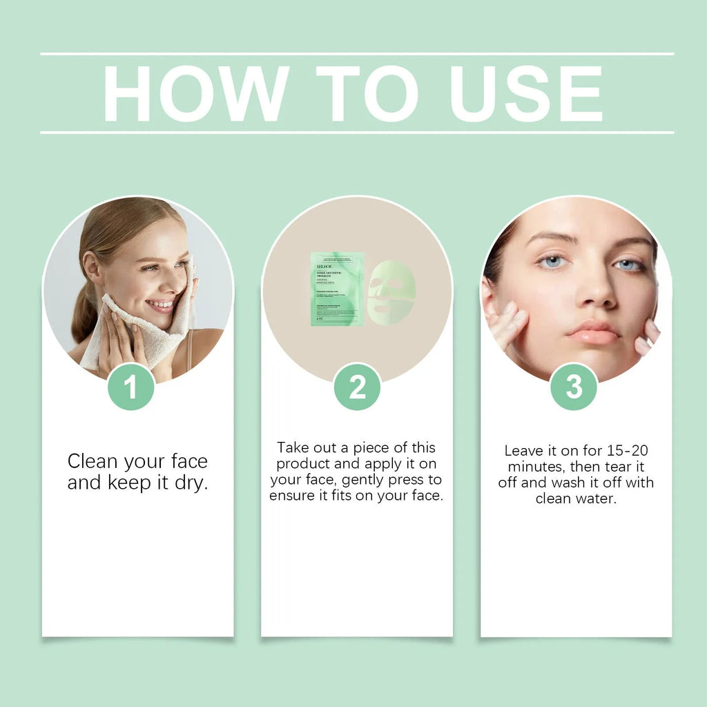 Retinol hydrating sheet mask with hyaluronic acid and Centella asiatica extract, 1PC pack