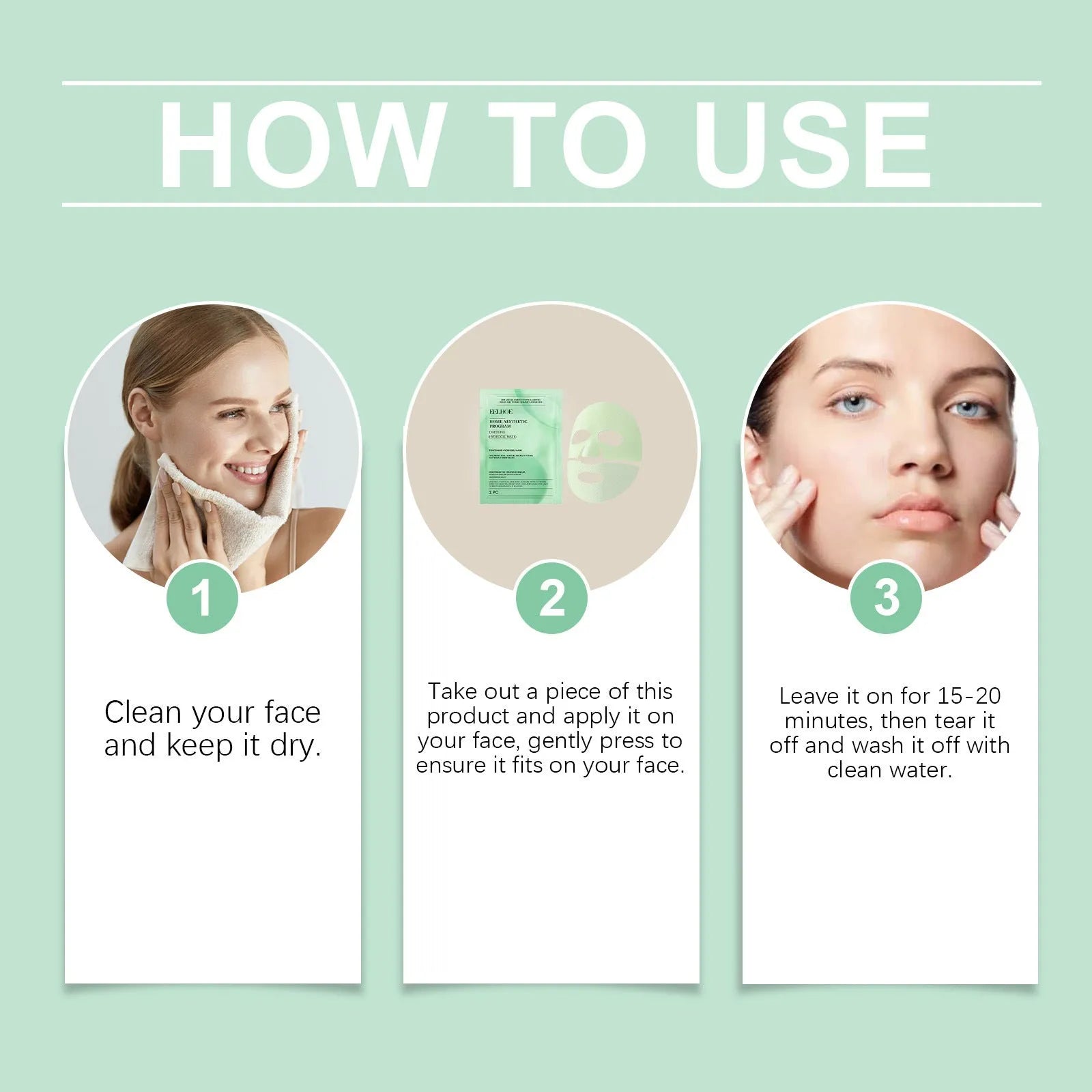 Retinol hydrating sheet mask with hyaluronic acid and Centella asiatica extract, 1PC pack