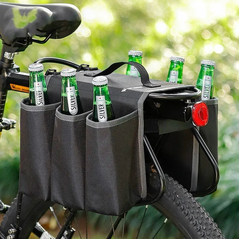 Bicycle double-sided anti-scratch drink pack in black with 2 litre capacity