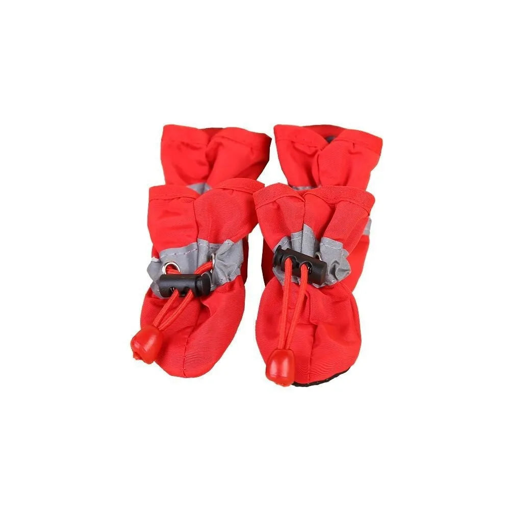 Pet dog four seasons breathable soft bottom dog shoes in multiple colours on a white background