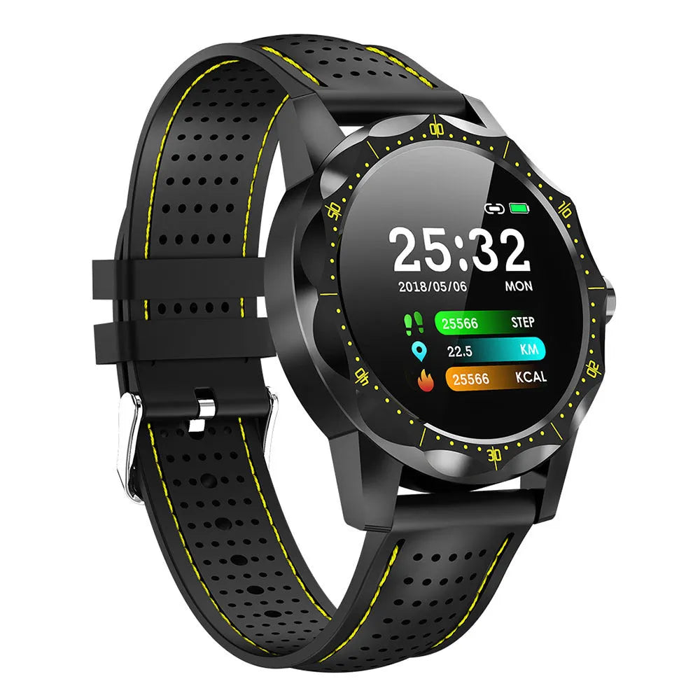 COLMI SKY1 smart watch in red, white and yellow with colour display