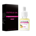 15ml nail cuticle oil bottle with soft applicator brush for cuticle moisturisation