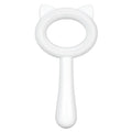 Double-sided pet grooming brush with comfortable handle for cats and dogs