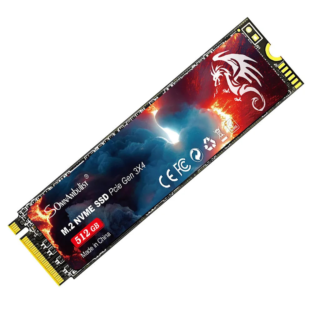 M.2 solid state drive for desktop computers with PCIe 3.0 interface and 80mm by 22mm dimensions